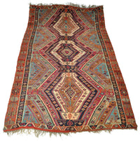 Fine Antique Caucasian Shahsavan Kilim, Circa 1900