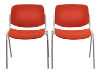 Set of 4 Italian Mid-Century Modern Stacking Chairs by Giancarlo Piretti for Castelli, 1960s