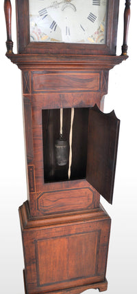 Antique English 8-Day Longcase/Grandfather Clock by C. Sewell Bradford, circa 1820