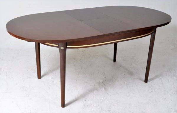 Mid-Century Modern Dining Table in Rosewood Color, Circa 1960