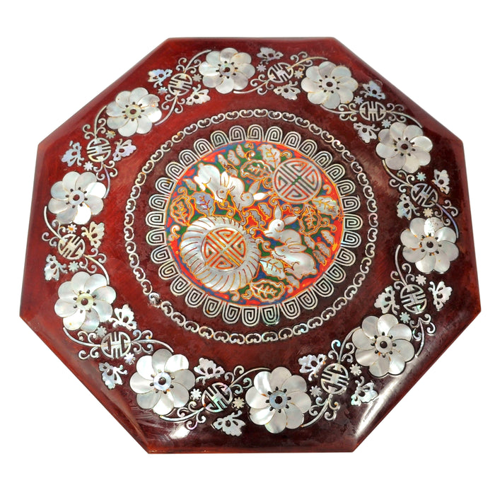 Chinese Lacquer and Mother of Pearl "Sweetmeat Set," 1930s
