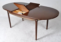 Mid-Century Modern Dining Table in Rosewood Color, Circa 1960