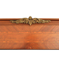 Antique French Louis XVI Marquetry Walnut Ormolu Bibliotheque / Bookcase, circa 1880