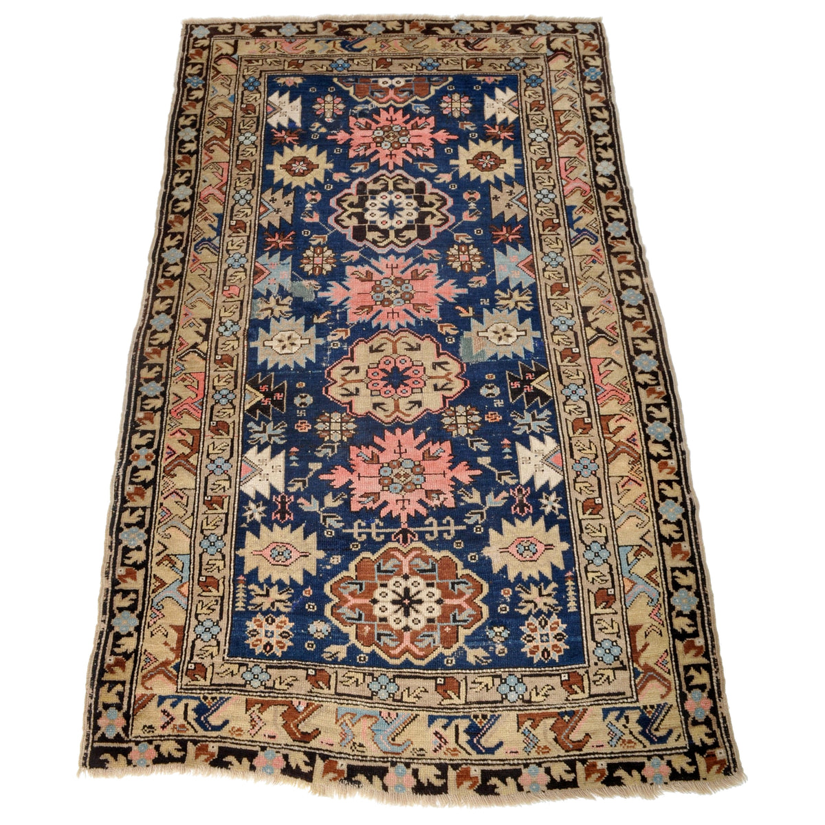 Antique Caucasian Tribal Rug, Circa 1900