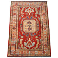 Vegetable Dyed Caucasian Kazak Style Rug