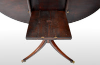 Antique Georgian Inlaid Mahogany Tilt Top Pedestal Breakfast / Dining Table, circa 1790