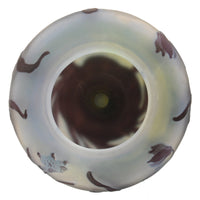 Antique French Art Nouveau Fire Polished Cameo Glass Emile Gallé Coupe Vase, Circa 1900