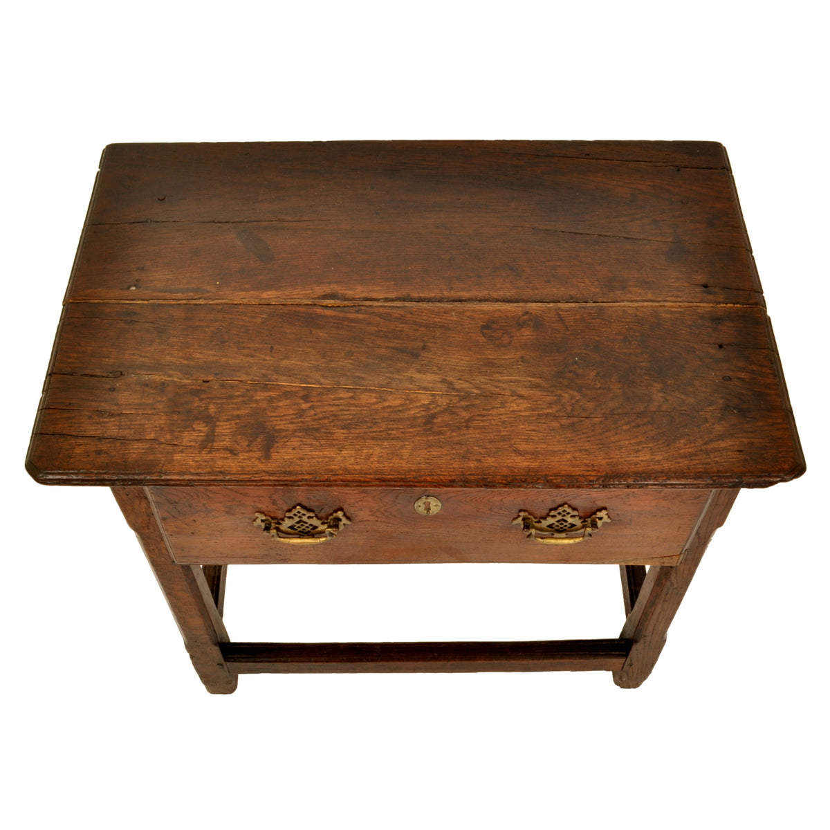 Antique Georgian Country Oak Tavern Side Table / Server, George II, circa 1760