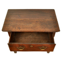 Antique Georgian Country Oak Tavern Side Table / Server, George II, circa 1760