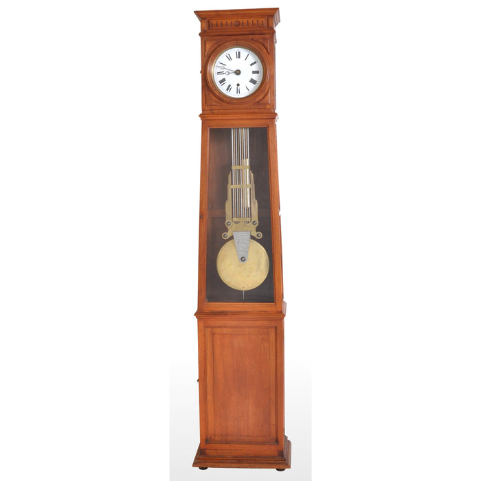 Antique French 8-Day Longcase/Grandfather Comtoise Clock, circa 1800