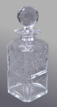 Antique English Sheraton Inlaid Mahogany Edwardian Silver-Plated Tantalus, circa 1890