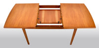 Mid-Century Modern Danish Teak 'Butterfly Leaf' Dining Table, 1960s
