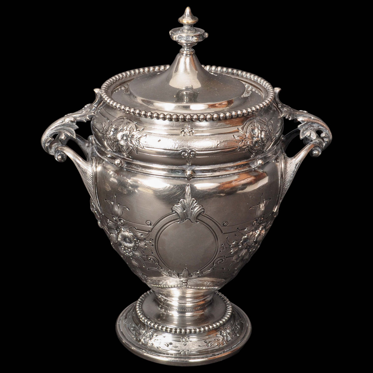 Antique American Gorham Coin Silver Mary Todd Lincoln Tea & Coffee Service, 1861