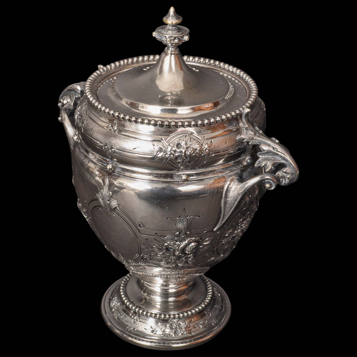 Antique American Gorham Coin Silver Mary Todd Lincoln Tea & Coffee Service, 1861