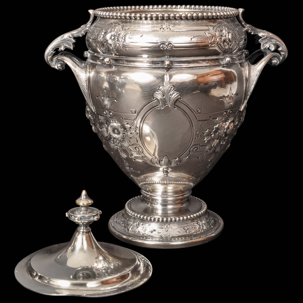 Antique American Gorham Coin Silver Mary Todd Lincoln Tea & Coffee Service, 1861