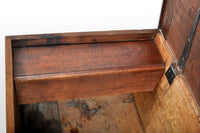 Antique American Federal Period Cherry Chippendale Mule Chest, Pennsylvania 1780