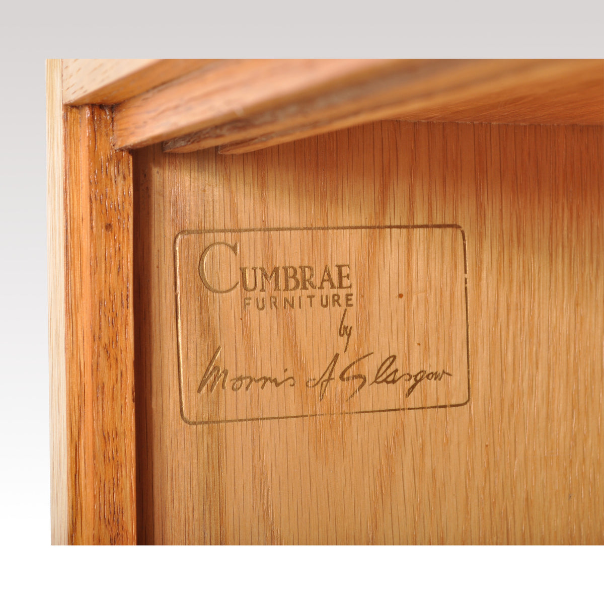 Mid-Century Modern Danish Style Bookcase / Cabinet by Morris of Glasgow "Cumbrae," circa 1958