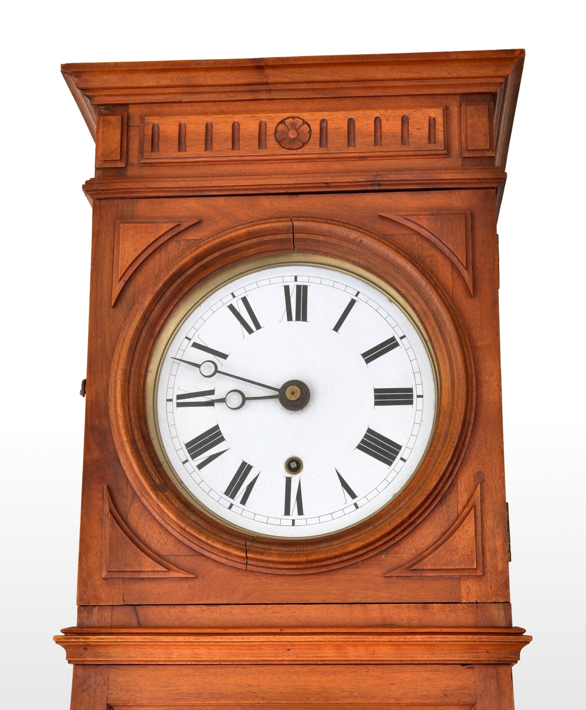 Antique French 8-Day Longcase/Grandfather Comtoise Clock, circa 1800
