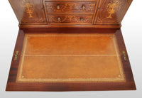 Antique Sheraton Revival Inlaid Mahogany Desk / Writing Table, circa 1895