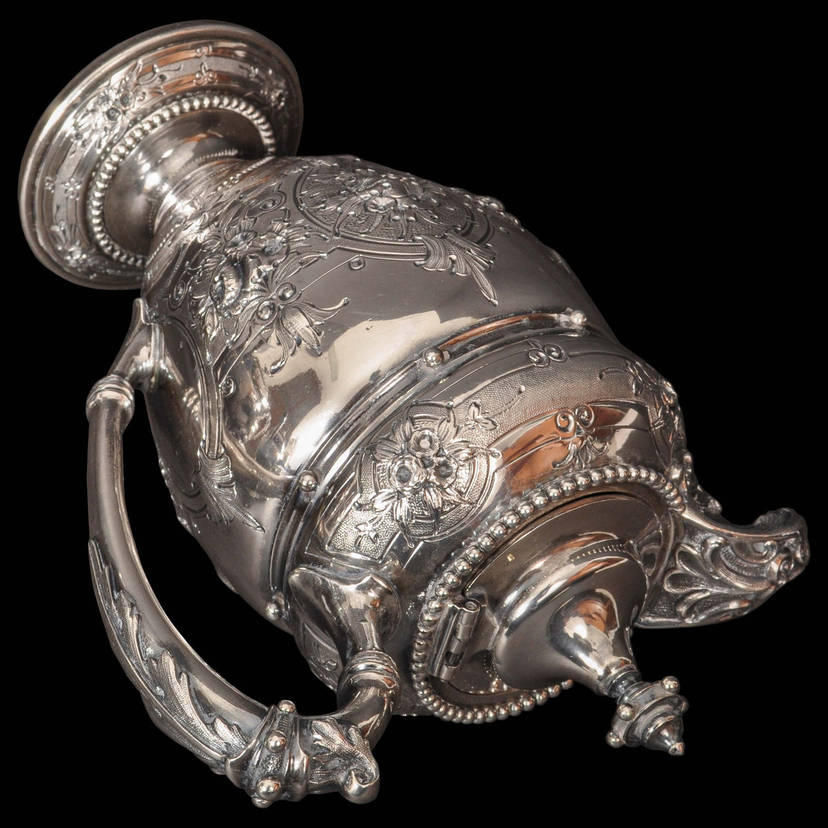 Antique American Gorham Coin Silver Mary Todd Lincoln Tea & Coffee Service, 1861