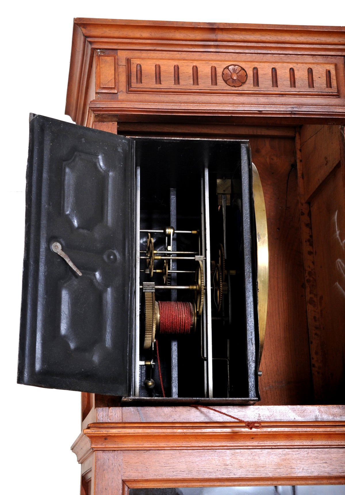 Antique French 8-Day Longcase/Grandfather Comtoise Clock, circa 1800