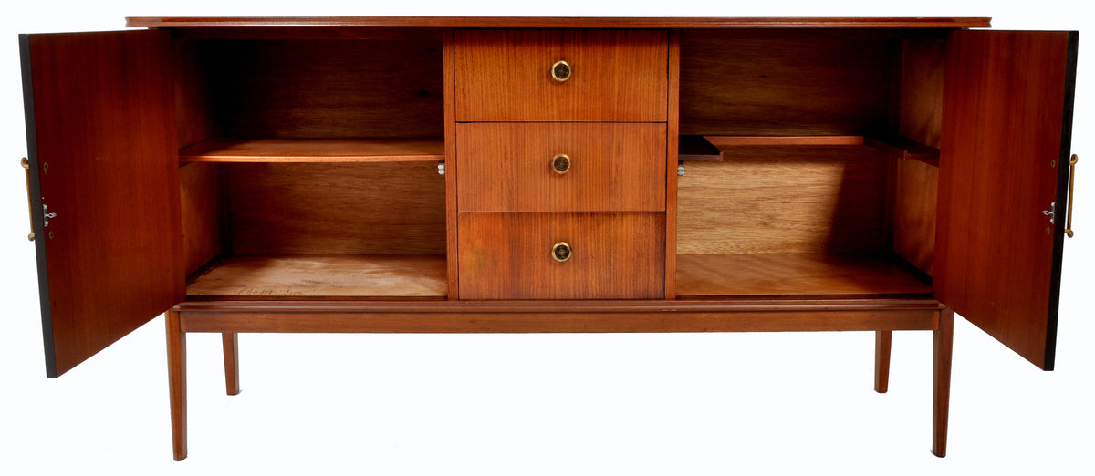 Mid-Century Modern Danish Style Teak Credenza by Vanson, 1960s