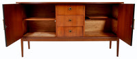 Mid-Century Modern Danish Style Teak Credenza by Vanson, 1960s