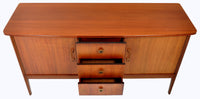 Mid-Century Modern Danish Style Teak Credenza by Vanson, 1960s