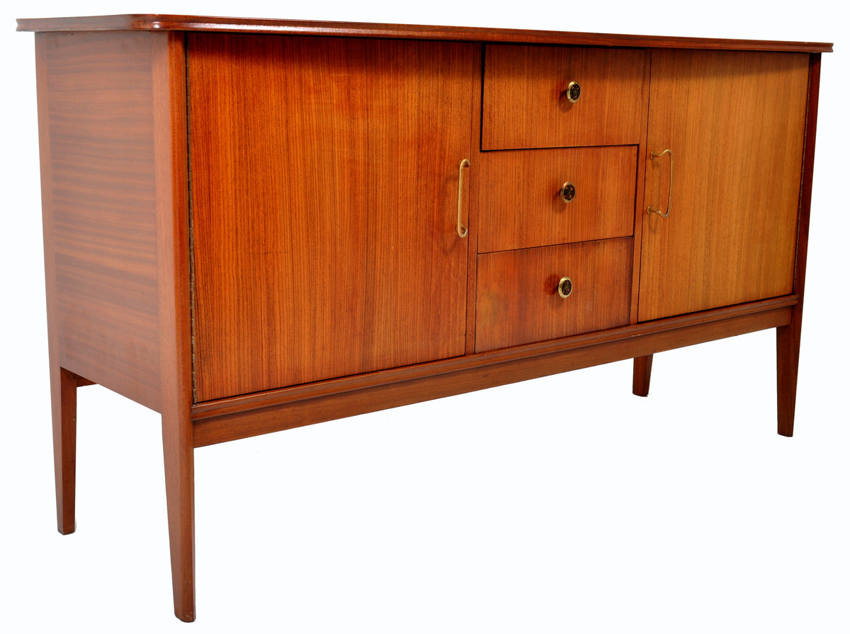 Mid-Century Modern Danish Style Teak Credenza by Vanson, 1960s