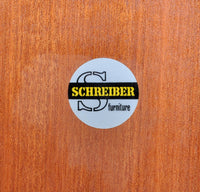 Mid-Century Modern Danish Style Credenza in Teak by Schreiber Furniture, 1960s