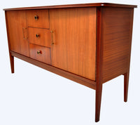 Mid-Century Modern Danish Style Teak Credenza by Vanson, 1960s