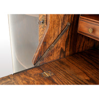 Antique American R J Horner Quarter Sawn Oak Carved Griffin Desk / China Hutch, circa 1890