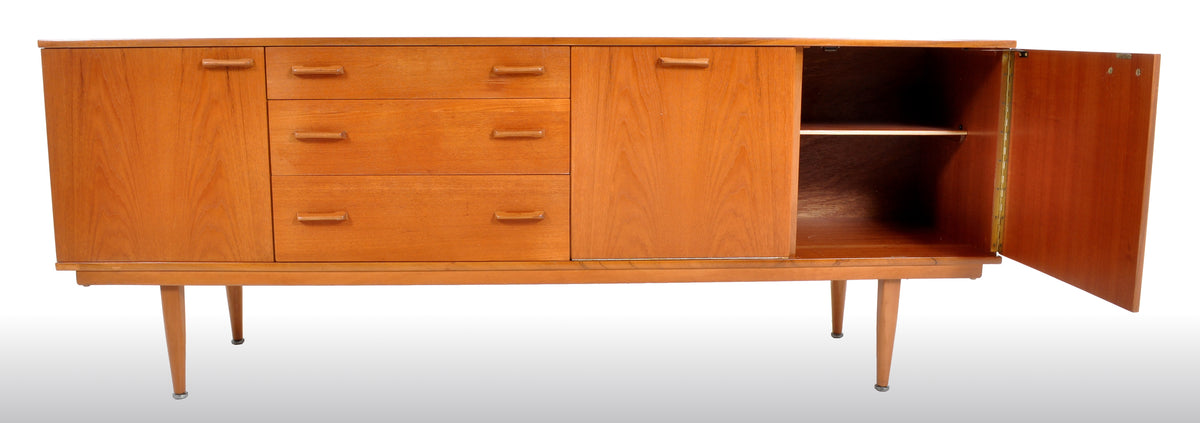 Mid-Century Modern Danish Style Credenza in Teak, 1960s