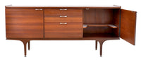 Mid-Century Modern Danish Style Credenza in Walnut, 1960s