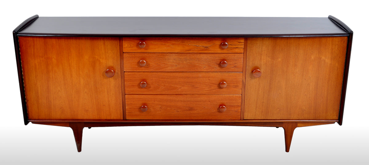 Mid-Century Modern Danish Style Teak Credenza, 1960s