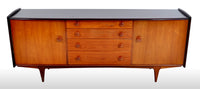 Mid-Century Modern Danish Style Teak Credenza, 1960s