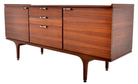Mid-Century Modern Danish Style Credenza in Walnut, 1960s