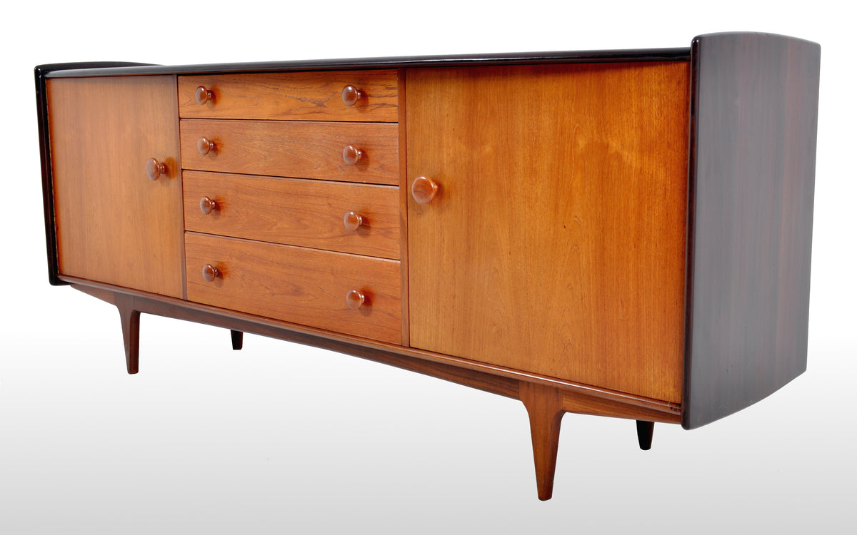 Mid-Century Modern Danish Style Teak Credenza, 1960s