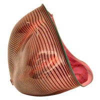 Early Dale Chihuly Handblown Glass Macchia Seaform Bowl / Vessel, Signed & Dated, 1985