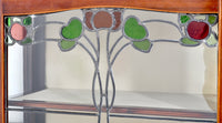Antique Art Nouveau Inlaid Mahogany China Cabinet by Shapland & Petter for Liberty of London, Circa 1900