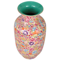 Monumental Antique Chinese Qing Dynasty Porcelain Thousand Flowers Vase, circa 1900