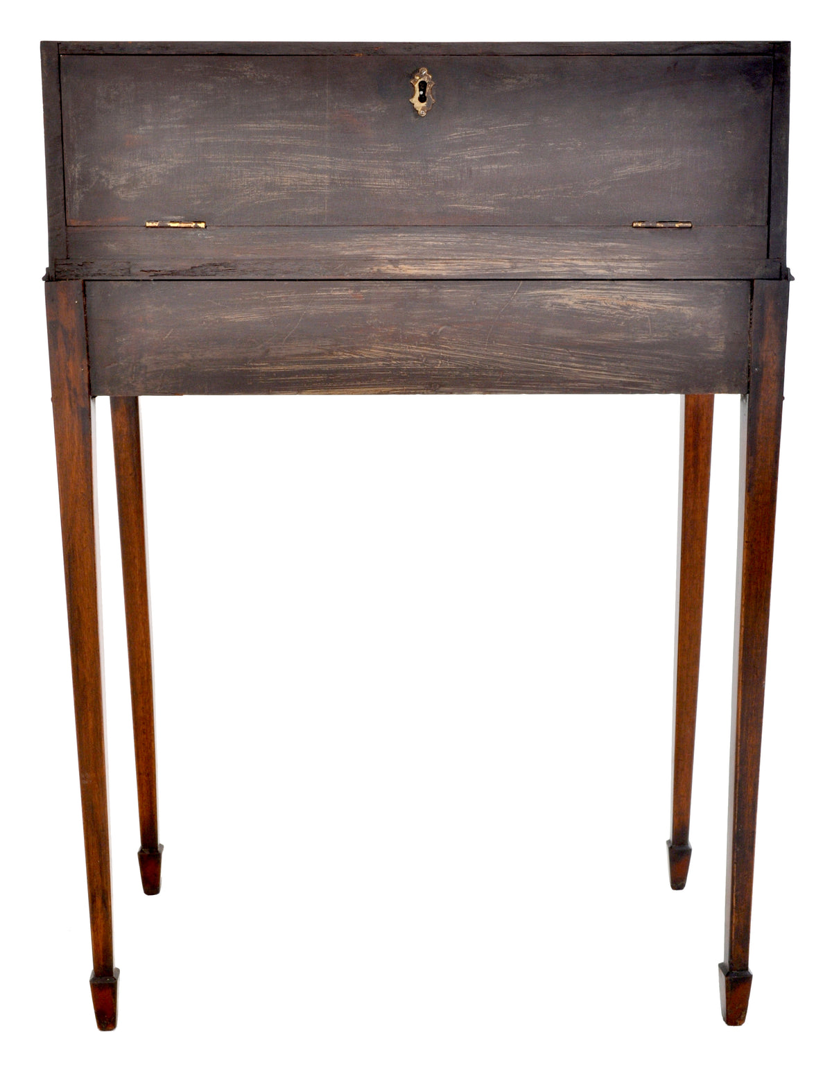Antique Georgian Hepplewhite Mahogany Display Case / Vitrine / Collector's Cabinet, Circa 1780