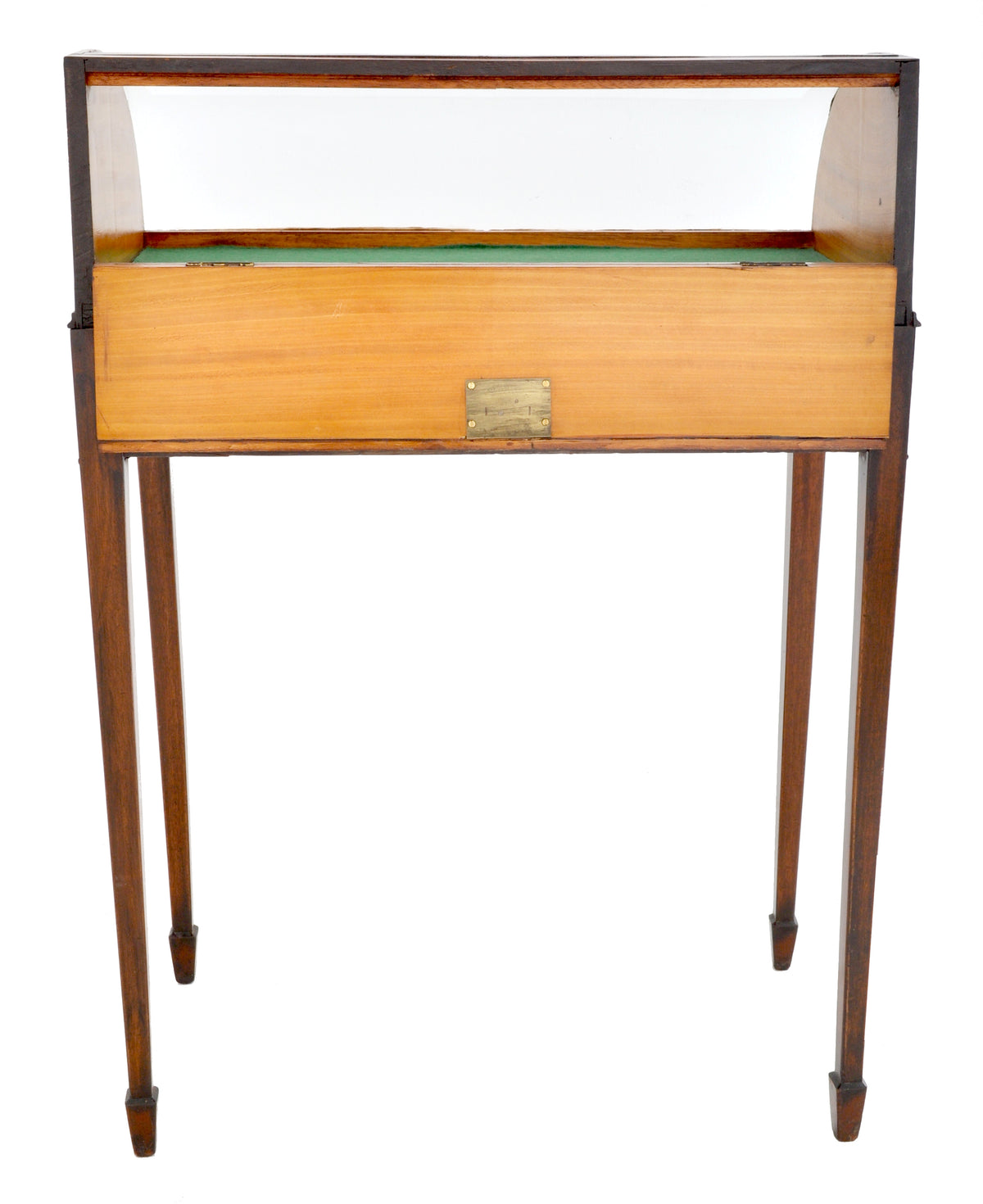 Antique Georgian Hepplewhite Mahogany Display Case / Vitrine / Collector's Cabinet, Circa 1780
