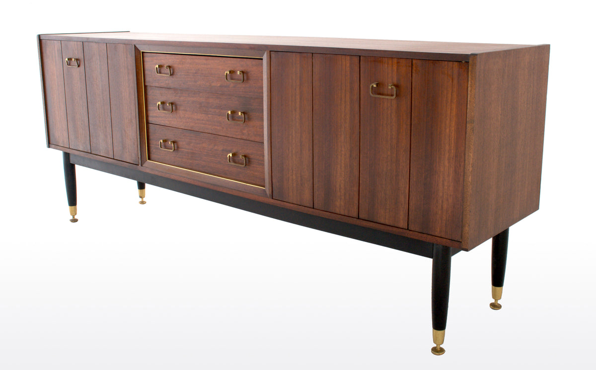 Mid-Century Modern Danish Style Walnut "Librenza" Credenza by G Plan, 1960s