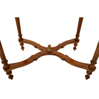 Antique 19th Century French  Inlaid Walnut Marquetry Ormolu Games / Card Table, circa 1880