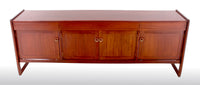 Mid-Century Modern Danish Style Teak Credenza, 1960s