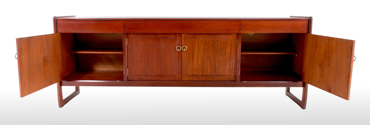 Mid-Century Modern Danish Style Teak Credenza, 1960s