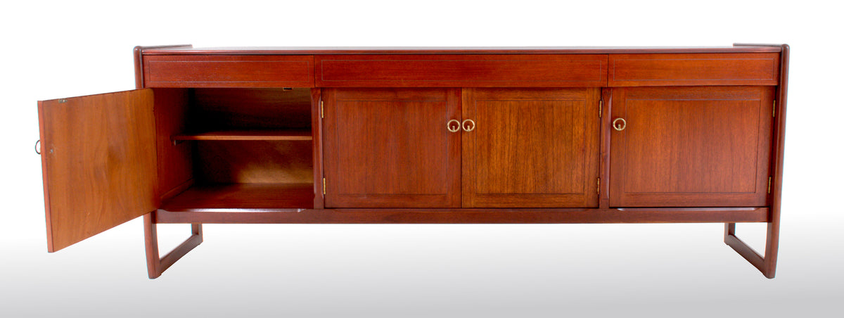 Mid-Century Modern Danish Style Teak Credenza, 1960s