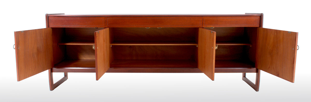 Mid-Century Modern Danish Style Teak Credenza, 1960s