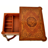 Antique 19th Century French  Inlaid Walnut Marquetry Ormolu Games / Card Table, circa 1880